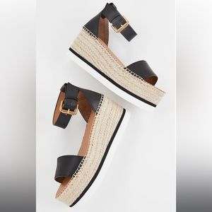 See by Chloe Glyn Platform Sandal in Black